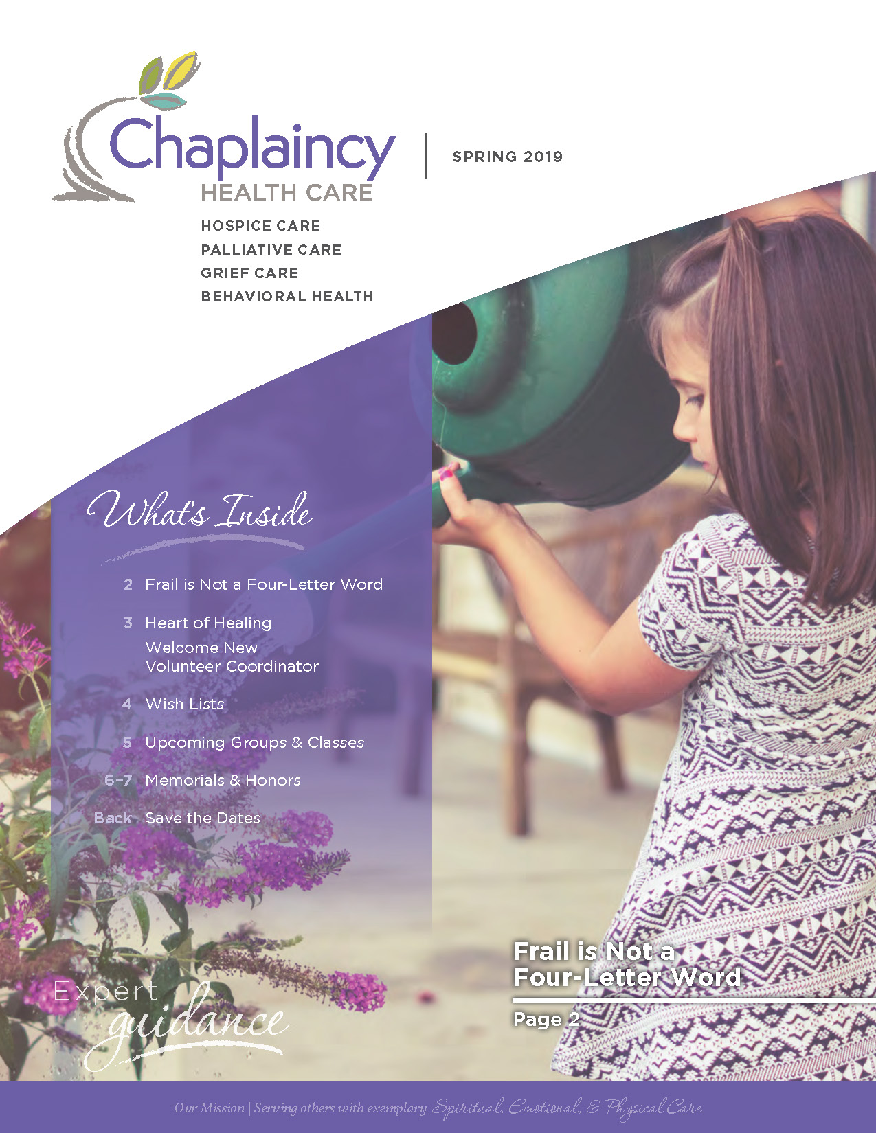 Chaplaincy Health Care Spring 2019 Newsletter