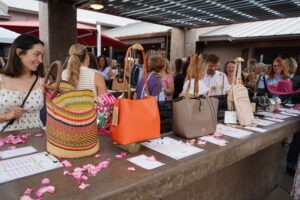 silent auction at bubbles and brunch 2025